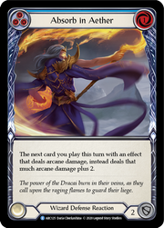 Absorb in Aether (Blue) [ARC125] Unlimited Edition Rainbow Foil Flesh And Blood Single Flesh And Blood   