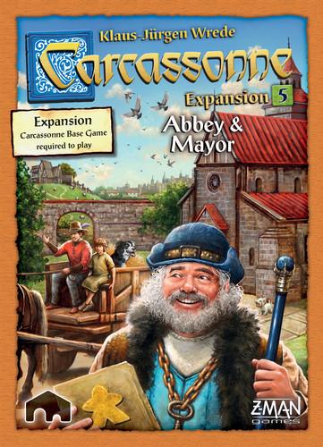 Carcassonne: Expansion 5 Abbey & Mayor Board Games Z-Man Games   