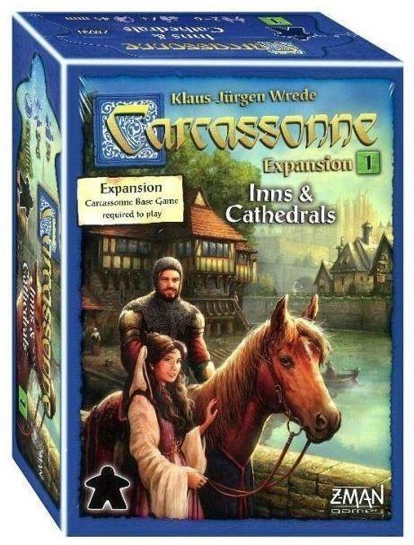 Carcassonne: Expansion 1 Inns & Cathedrals Board Games Z-Man Games   