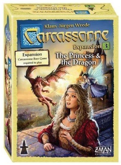 Carcassonne Expansion 3 The Princess And The Dragon  Asmodee Board Games Taps Games Edmonton Alberta