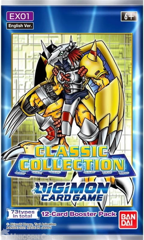Classic Collection - Booster Pack [EX01] Digimon Sealed Digimon   