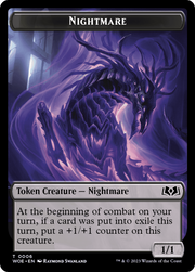 Nightmare // Food (0011) Double-Sided Token [Tokens] Wilds of Eldraine Tokens MTG Single Magic: The Gathering