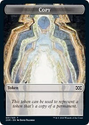 Copy // Ooze Double-Sided Token [Tokens] Double Masters Tokens MTG Single Magic: The Gathering