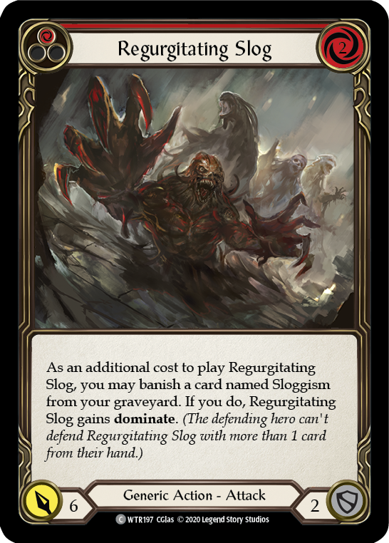 Regurgitating Slog (Red) [WTR197] Unlimited Edition Normal Flesh And Blood Single Flesh And Blood   