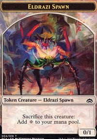 Eldrazi Spawn (004) // Eldrazi Double-Sided Token [Tokens] Planechase Anthology Tokens MTG Single Magic: The Gathering