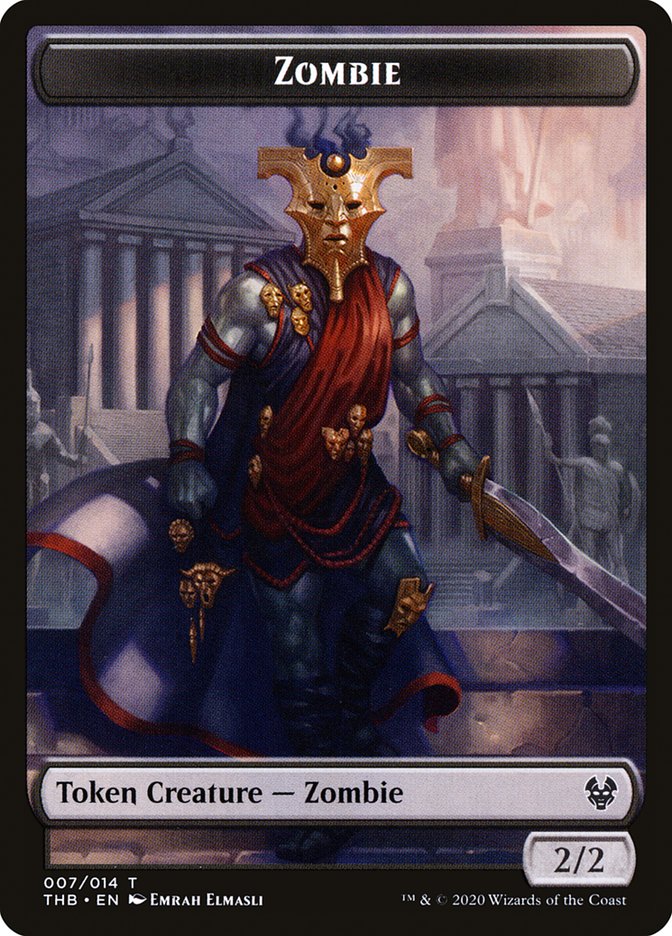 Zombie Token [Tokens] Theros Beyond Death Tokens MTG Single Magic: The Gathering