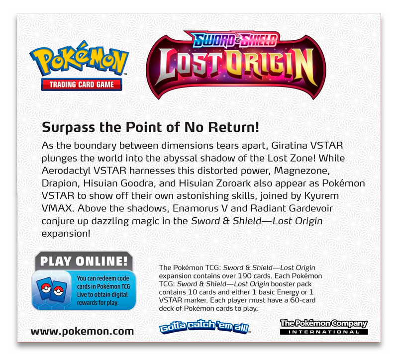 Pokémon Lost Origin - Booster Box Pokemon Sealed Pokémon