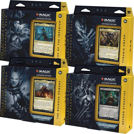 MTG Warhammer 40,000 - Collector's Edition Commander Decks (Set of 4) MTG Sealed Magic: The Gathering   