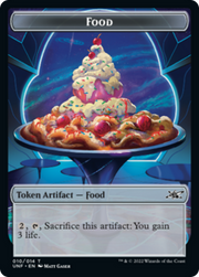 Teddy Bear // Food (010) Double-Sided Token [Tokens] Unfinity Tokens MTG Single Magic: The Gathering