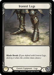 Ironrot Legs [WTR158-C] Alpha Print Cold Foil Flesh And Blood Single Flesh And Blood   