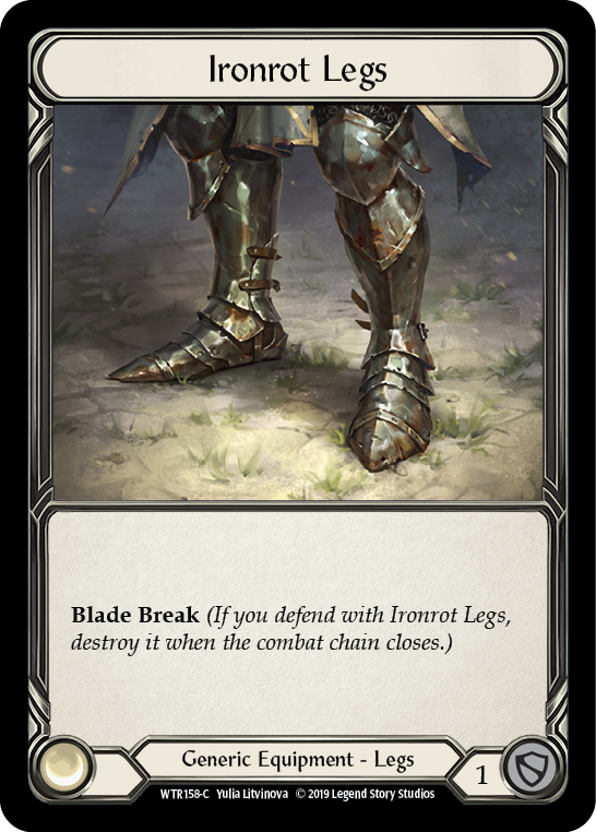 Ironrot Legs [WTR158-C] Alpha Print Cold Foil Flesh And Blood Single Flesh And Blood   