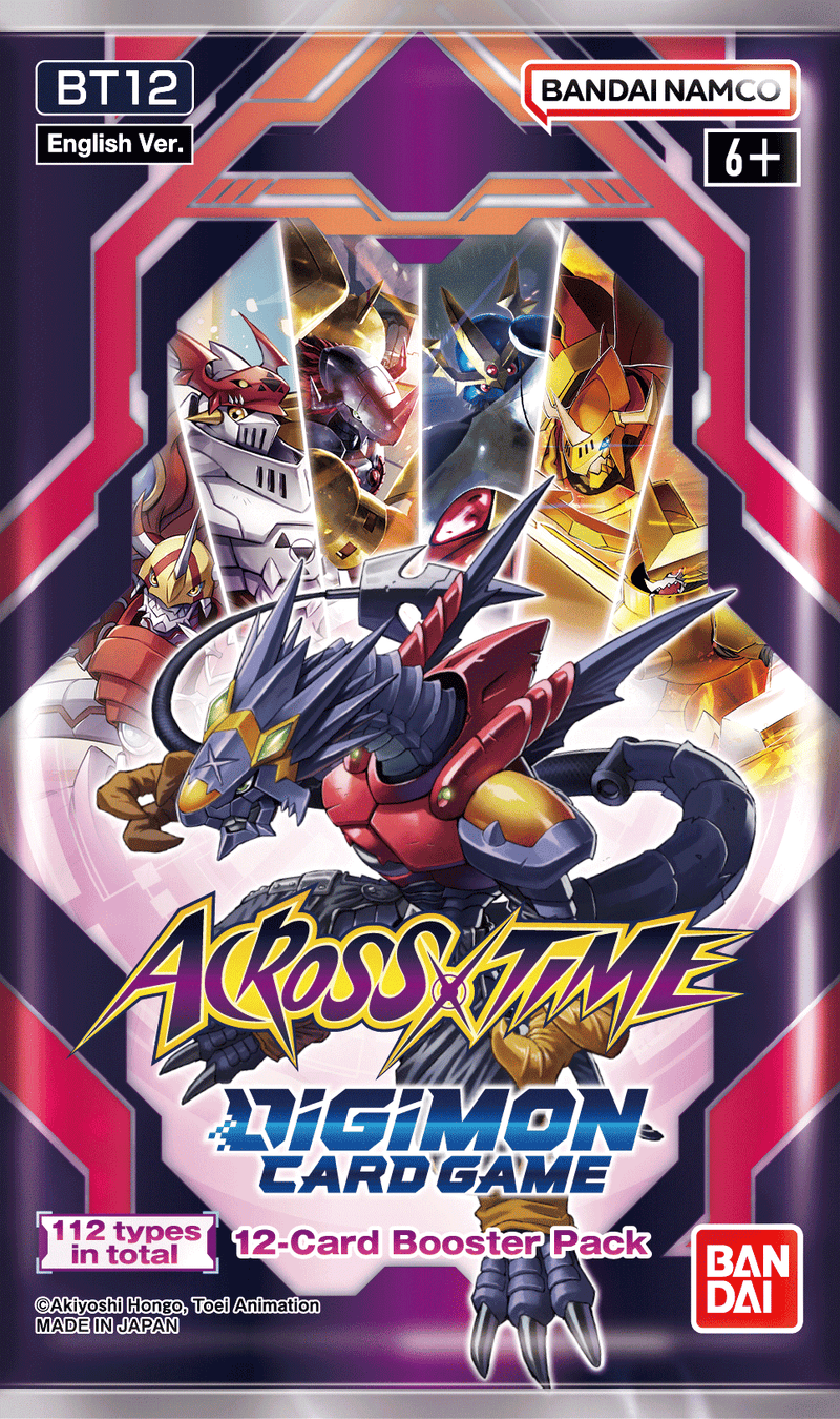 Digimon Across Time Booster Pack [BT-12] Digimon Sealed Digimon   