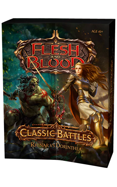 Flesh and Blood Classic Battles: Rhinar vs. Dorinthea Flesh And Blood Sealed Legend Story Studios
