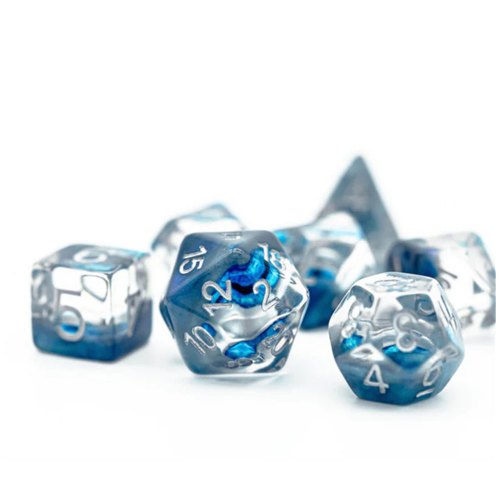 Foam Brain Games Cyberpunk Eye 7-Die Set Dice & Gaming Accessories Foam Brain Games