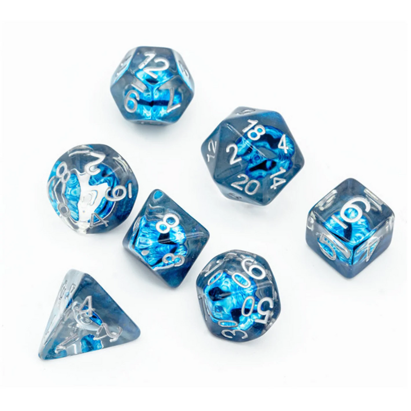 Foam Brain Games Cyberpunk Eye 7-Die Set Dice & Gaming Accessories Foam Brain Games