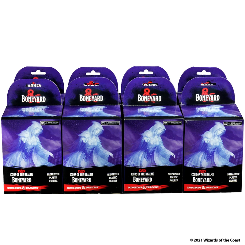 D&D Icons Of The Realms: Boneyard Booster Pack RPG Miniatures WizKids