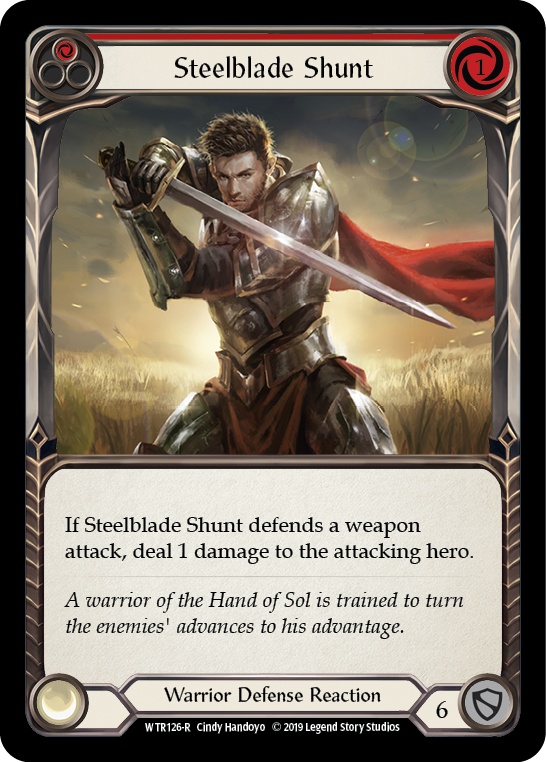 Steelblade Shunt (Red) [WTR126-R] Alpha Print Normal Flesh And Blood Single Flesh And Blood   