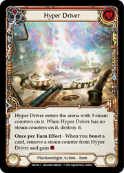 Hyper Driver [ARC036-C] 1st Edition Rainbow Foil Flesh And Blood Single Flesh And Blood   
