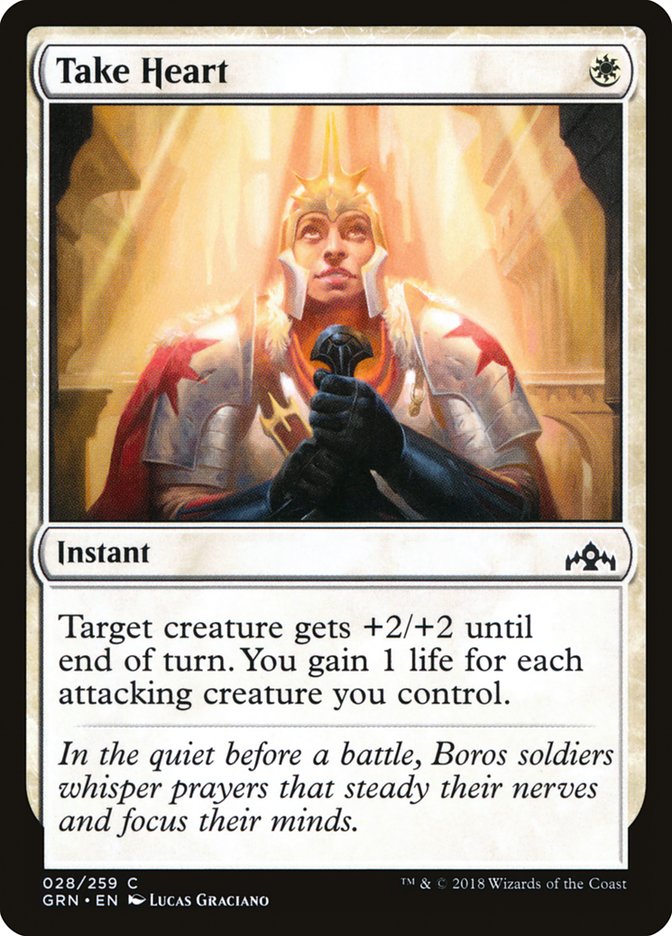 Take Heart [Guilds of Ravnica] MTG Single Magic: The Gathering   