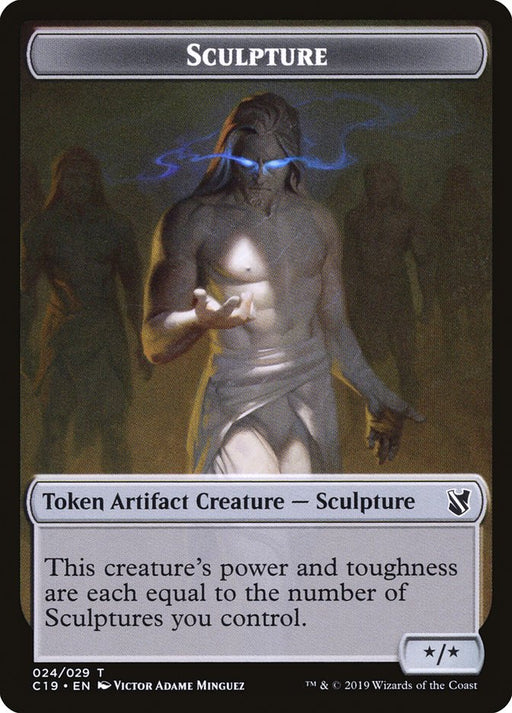 Sculpture Token [Tokens] Commander 2019 Tokens MTG Single Magic: The Gathering