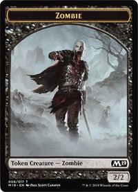 Zombie // Goblin Double-Sided Token (Game Night) [Tokens] Core Set 2019 Tokens MTG Single Magic: The Gathering
