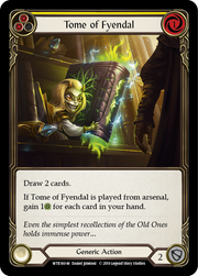 Tome of Fyendal [WTR160-M] Alpha Print Normal Flesh And Blood Single Flesh And Blood   
