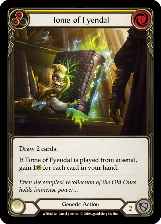 Tome of Fyendal [WTR160-M] Alpha Print Normal Flesh And Blood Single Flesh And Blood   
