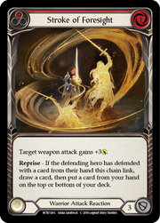 Stroke of Foresight (Red) [WTR138-C] Alpha Print Normal Flesh And Blood Single Flesh And Blood   