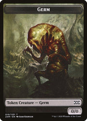 Demon // Germ Double-Sided Token [Tokens] Double Masters Tokens MTG Single Magic: The Gathering