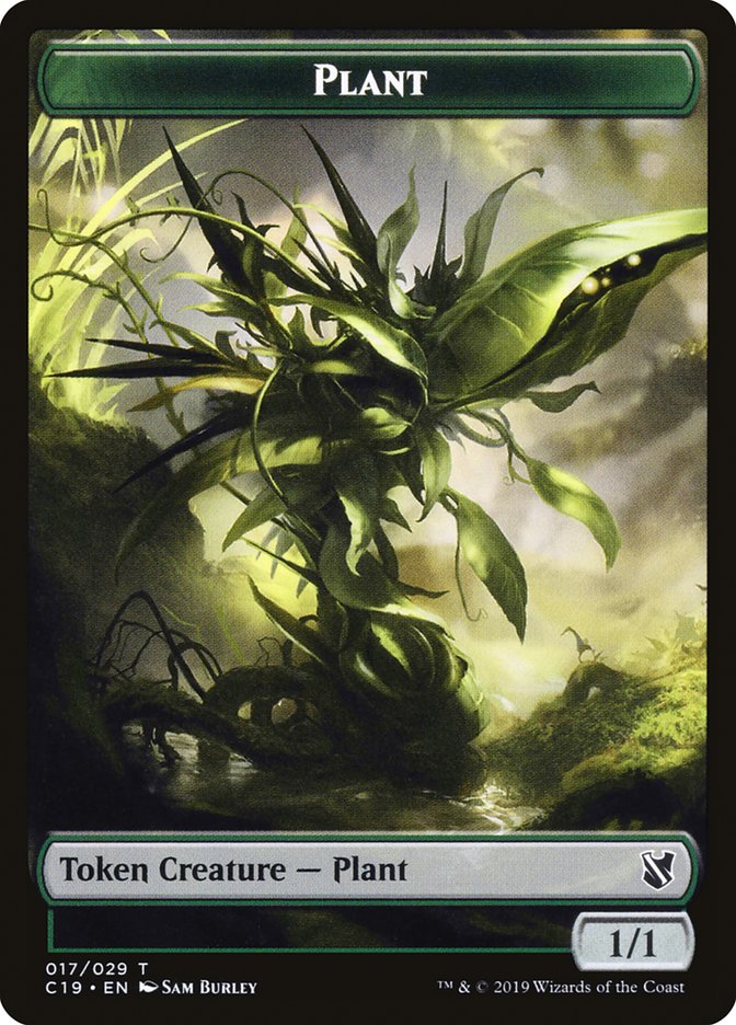 Plant Token [Tokens] Commander 2019 Tokens MTG Single Magic: The Gathering