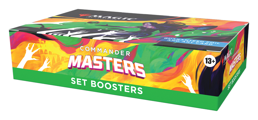 MTG Commander Masters - Set Booster Box MTG Sealed Magic: The Gathering   