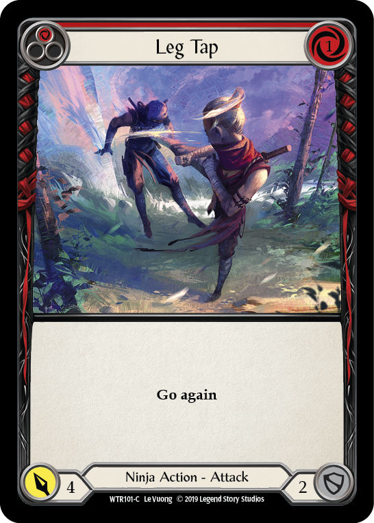 Leg Tap (Red) [WTR101-C] Alpha Print Normal Flesh And Blood Single Flesh And Blood   