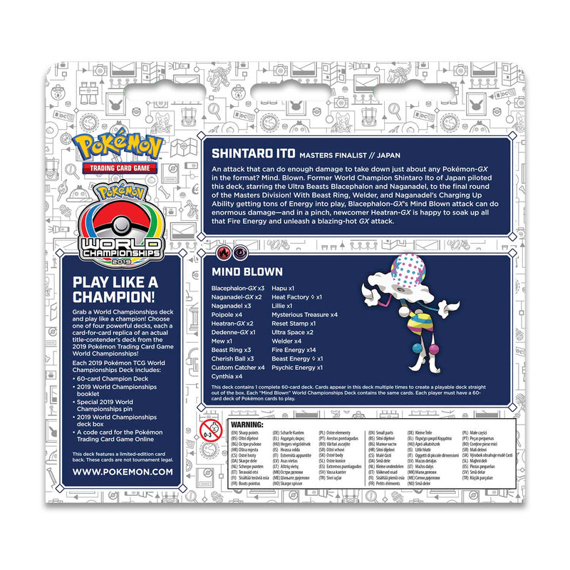 Pokémon 2019 World Championships Deck (Mind Blown - Shintaro Ito) Pokemon Sealed Pokémon   