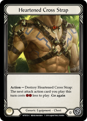 Heartened Cross Strap [WTR152-C] Alpha Print Cold Foil Flesh And Blood Single Flesh And Blood   