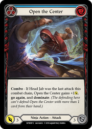 Open the Center (Blue) [WTR097-C] Alpha Print Normal Flesh And Blood Single Flesh And Blood   
