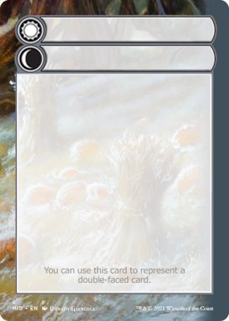 Helper Card (6/9) [Tokens] Innistrad: Midnight Hunt Tokens MTG Single Magic: The Gathering