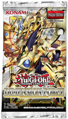 Yu-Gi-Oh! Dimension Force - Booster Pack (1st Edition) Yugioh Sealed Yu-Gi-Oh!   