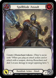 Spellblade Assault (Blue) [ARC087-R] 1st Edition Normal Flesh And Blood Single Flesh And Blood   