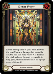 Eirina's Prayer (Blue) [ARC175-R] 1st Edition Normal Flesh And Blood Single Flesh And Blood   