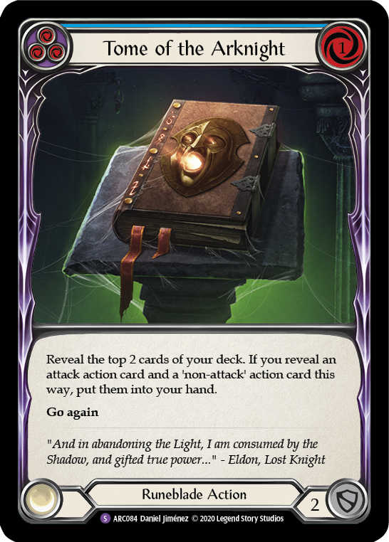 Tome of the Arknight [ARC084] Unlimited Edition Rainbow Foil Flesh And Blood Single Flesh And Blood   