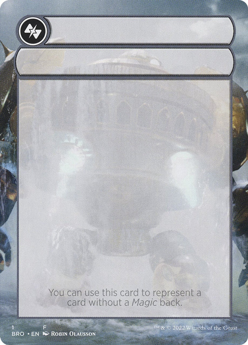 Helper Card [Tokens] The Brothers' War Tokens MTG Single Magic: The Gathering