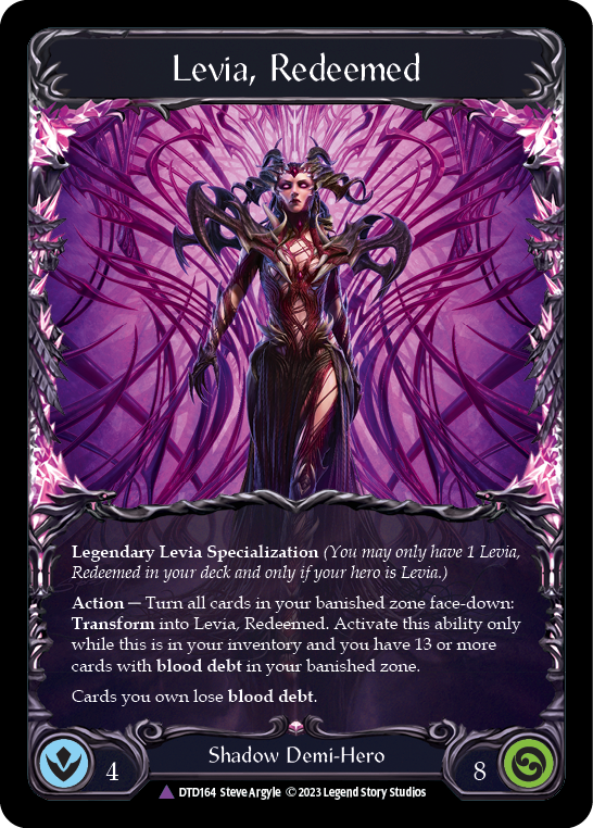 Levia, Redeemed // Blasmophet, Levia Consumed (Marvel) [DTD164] (Dusk Till Dawn)  Cold Foil Flesh And Blood Single Flesh And Blood   