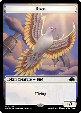 Insect // Bird Double-Sided Token [Tokens] Dominaria Remastered Tokens MTG Single Magic: The Gathering
