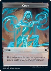 Copy // Drake Double-Sided Token [Tokens] Zendikar Rising Tokens MTG Single Magic: The Gathering