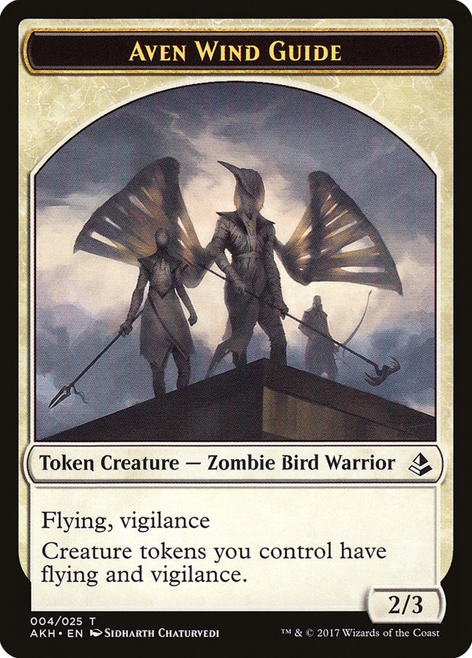 Aven Wind Guide // Hippo Double-Sided Token [Tokens] Amonkhet Tokens MTG Single Magic: The Gathering