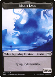 Demon // Marit Lage Double-Sided Token [Tokens] Double Masters Tokens MTG Single Magic: The Gathering