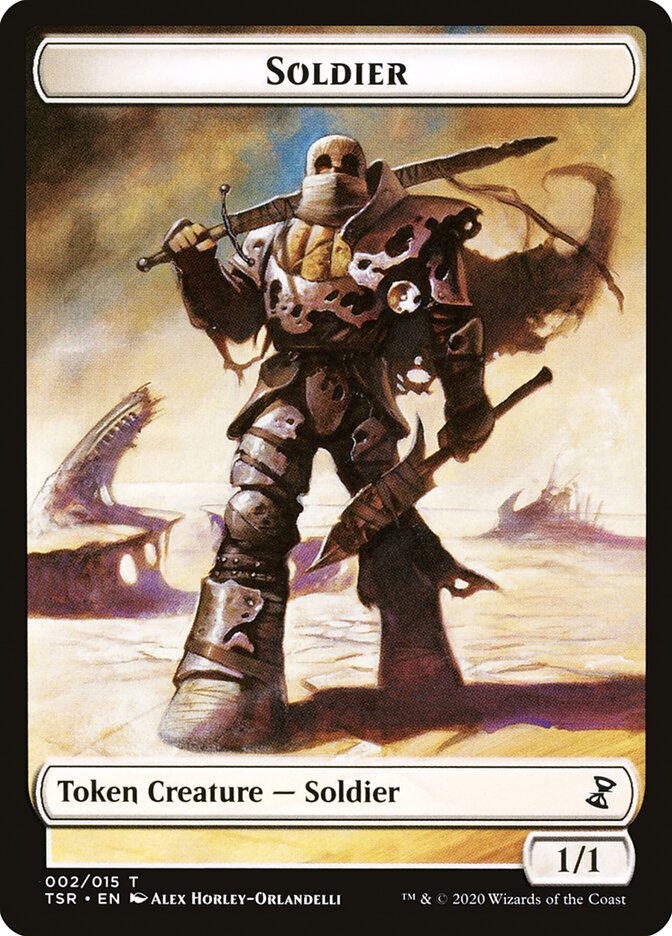 Soldier Token [Tokens] Time Spiral Remastered Tokens MTG Single Magic: The Gathering