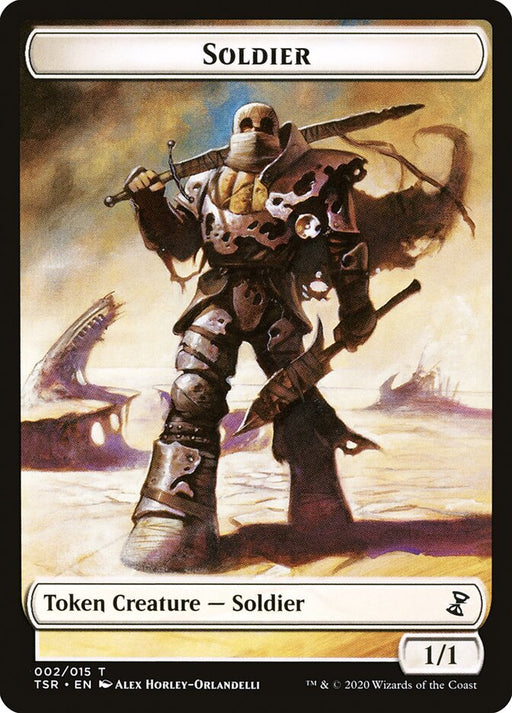 Soldier Token [Tokens] Time Spiral Remastered Tokens MTG Single Magic: The Gathering