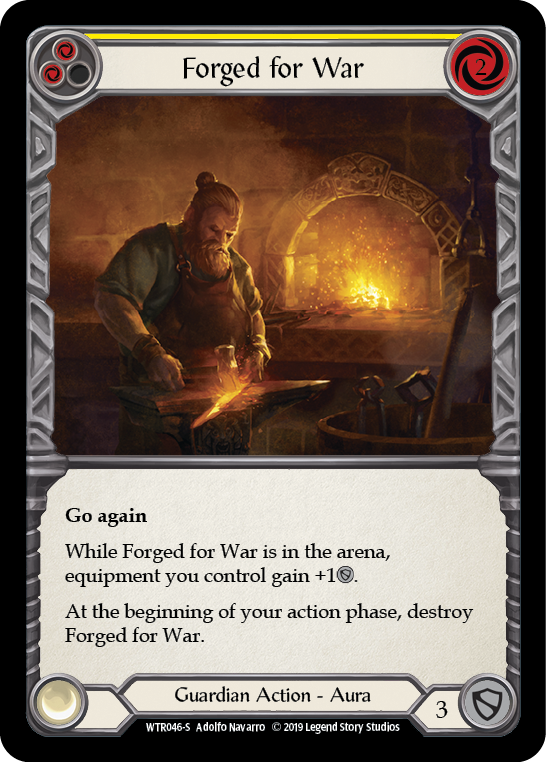 Forged for War [WTR046-S] Alpha Print Normal Flesh And Blood Single Flesh And Blood   