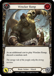 Wrecker Romp (Red) [WTR029-C] Alpha Print Normal Flesh And Blood Single Flesh And Blood   